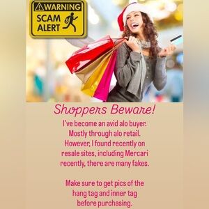 Alo Lovers Beware…see description.